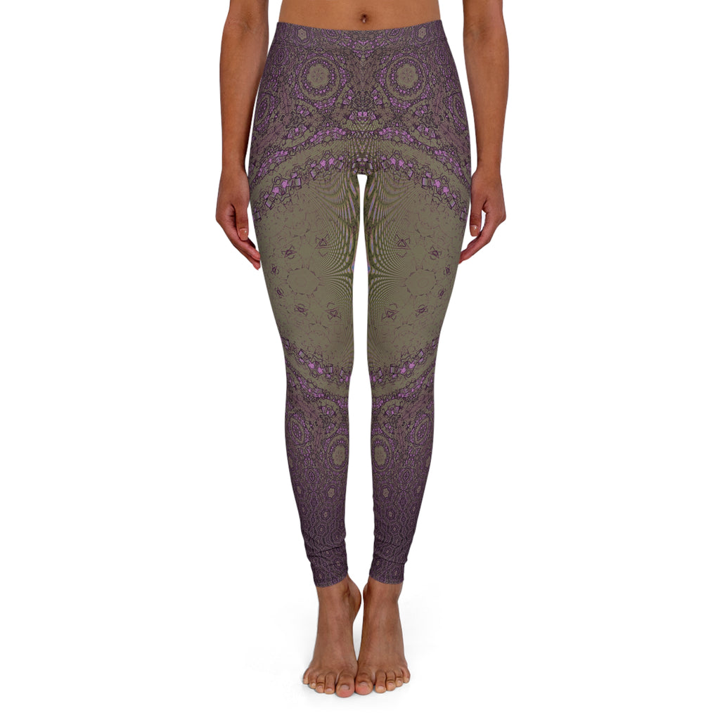 Spandex Leggings - Love Light Fractals No.11b