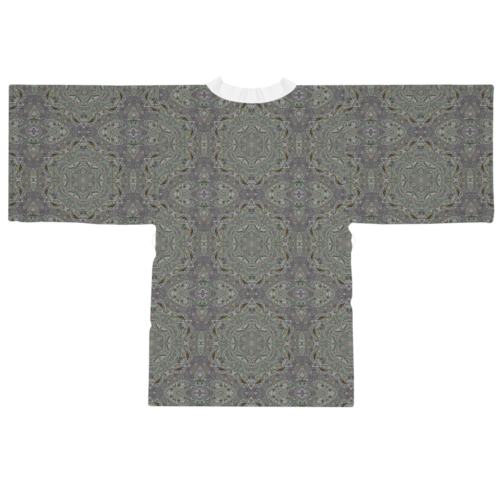 Long Sleeve Kimono Robe - P5 Kaleidoscopic No.29
