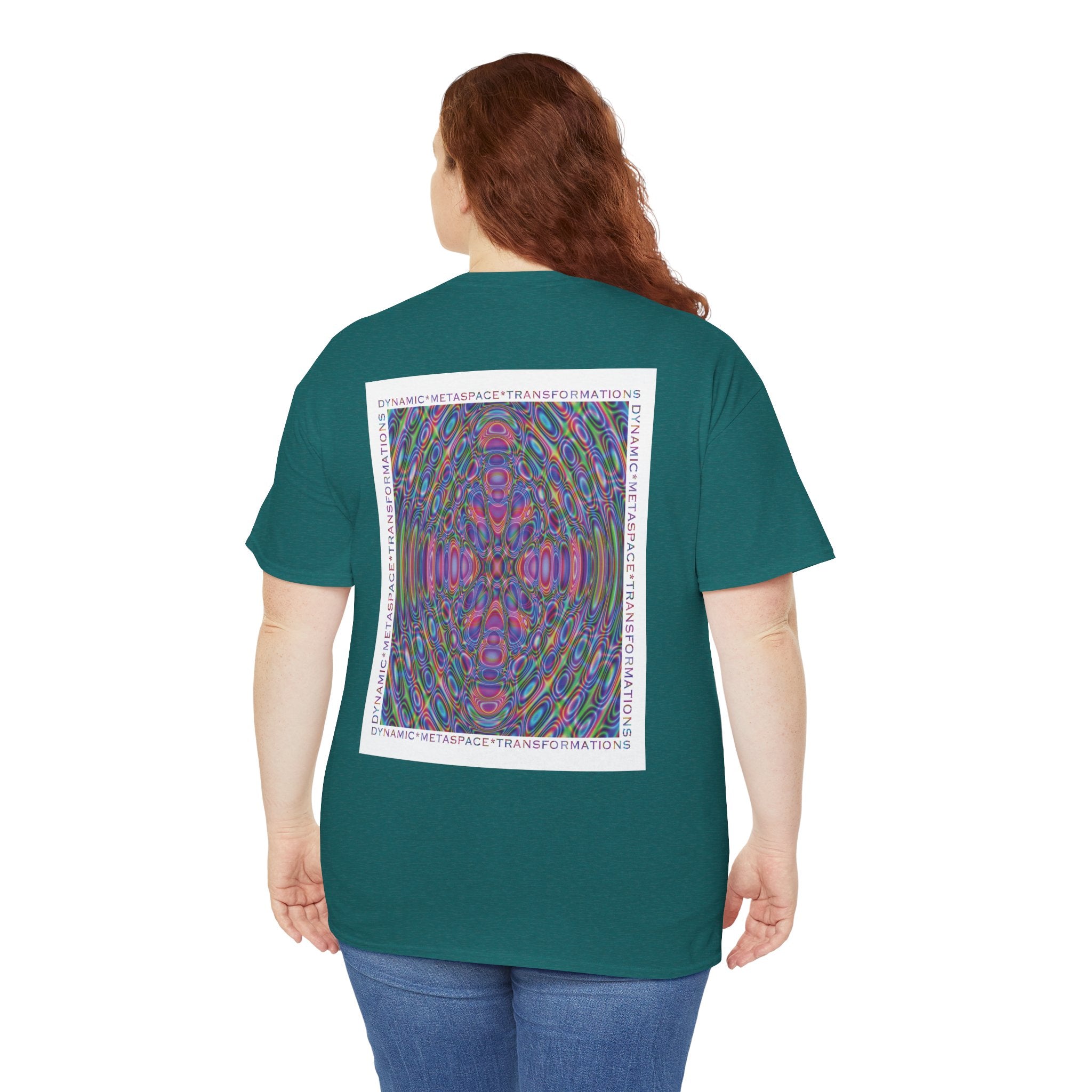 Unisex Heavy Cotton Tee (Back) - DMT Seer No.1