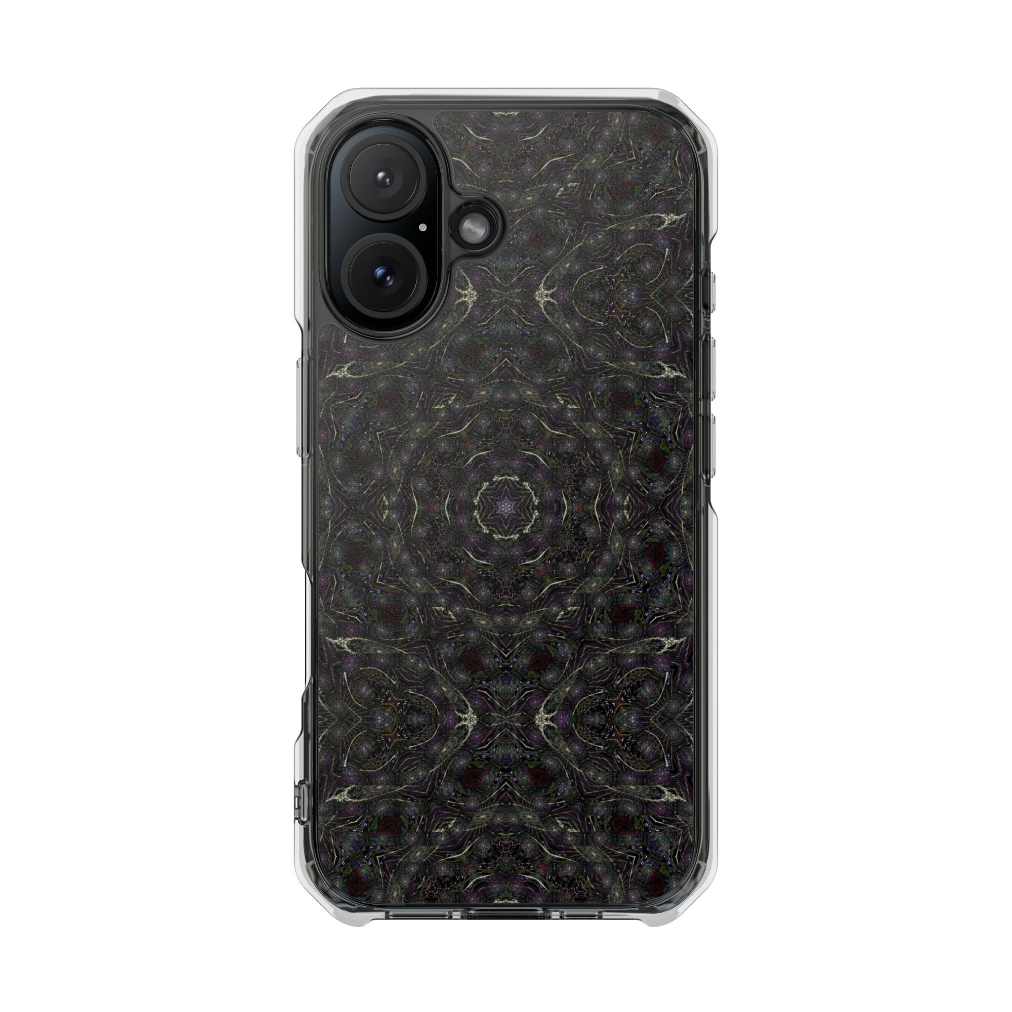 iPhone 16 Magnetic Clear Impact Case - P5 Kaleidoscopic No.18