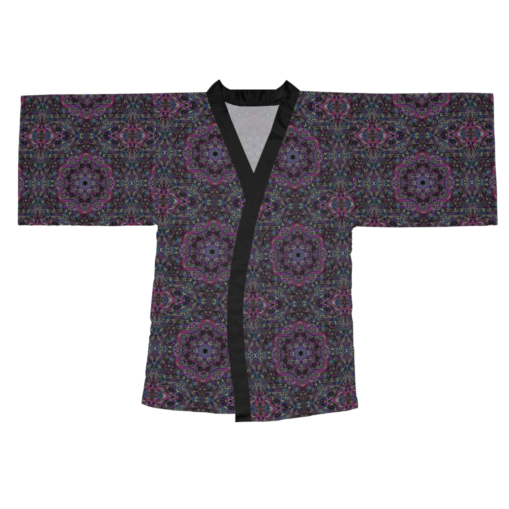Long Sleeve Kimono Robe - P5 Kaleidoscopic No.33