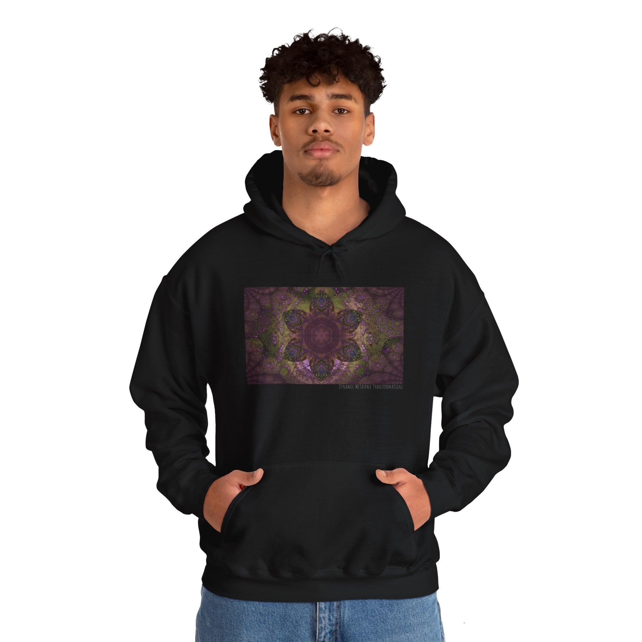 Unisex Heavy Blend™ Hooded Sweatshirt - Love Light Flowers No.L8LM3