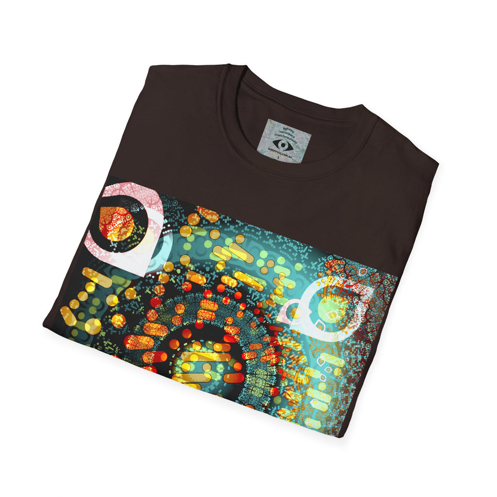 Unisex Softstyle T-Shirt - Psychedelic QR No.1