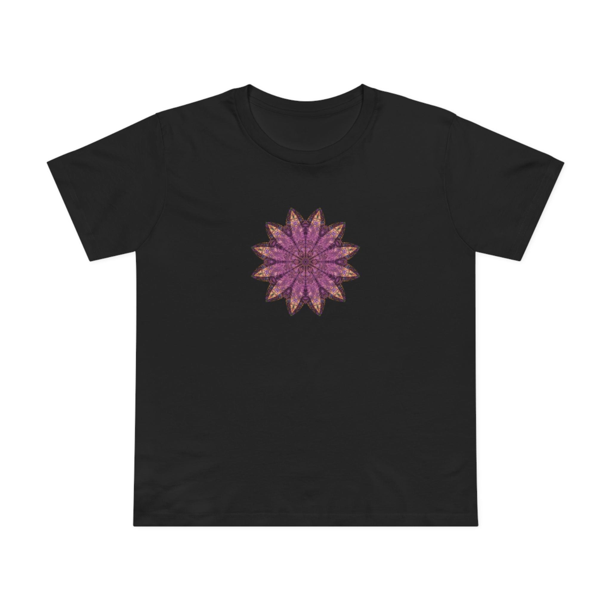 Women’s Maple Tee - Love Light Mandalas No.16