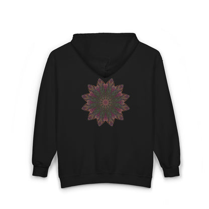 Unisex Heavy Blend™ Full Zip Hooded Sweatshirt - Love Light Mandalas No.7