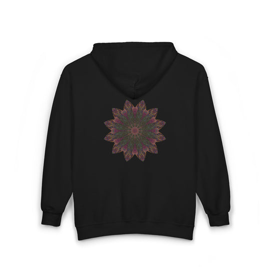 Unisex Heavy Blend™ Full Zip Hooded Sweatshirt - Love Light Mandalas No.7