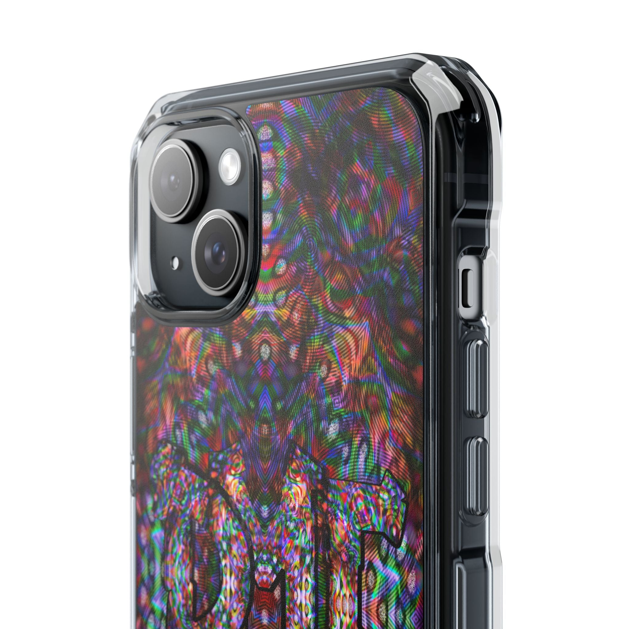 iPhone 15 Magnetic Clear Impact Case - DMT Scribe No.S1T1