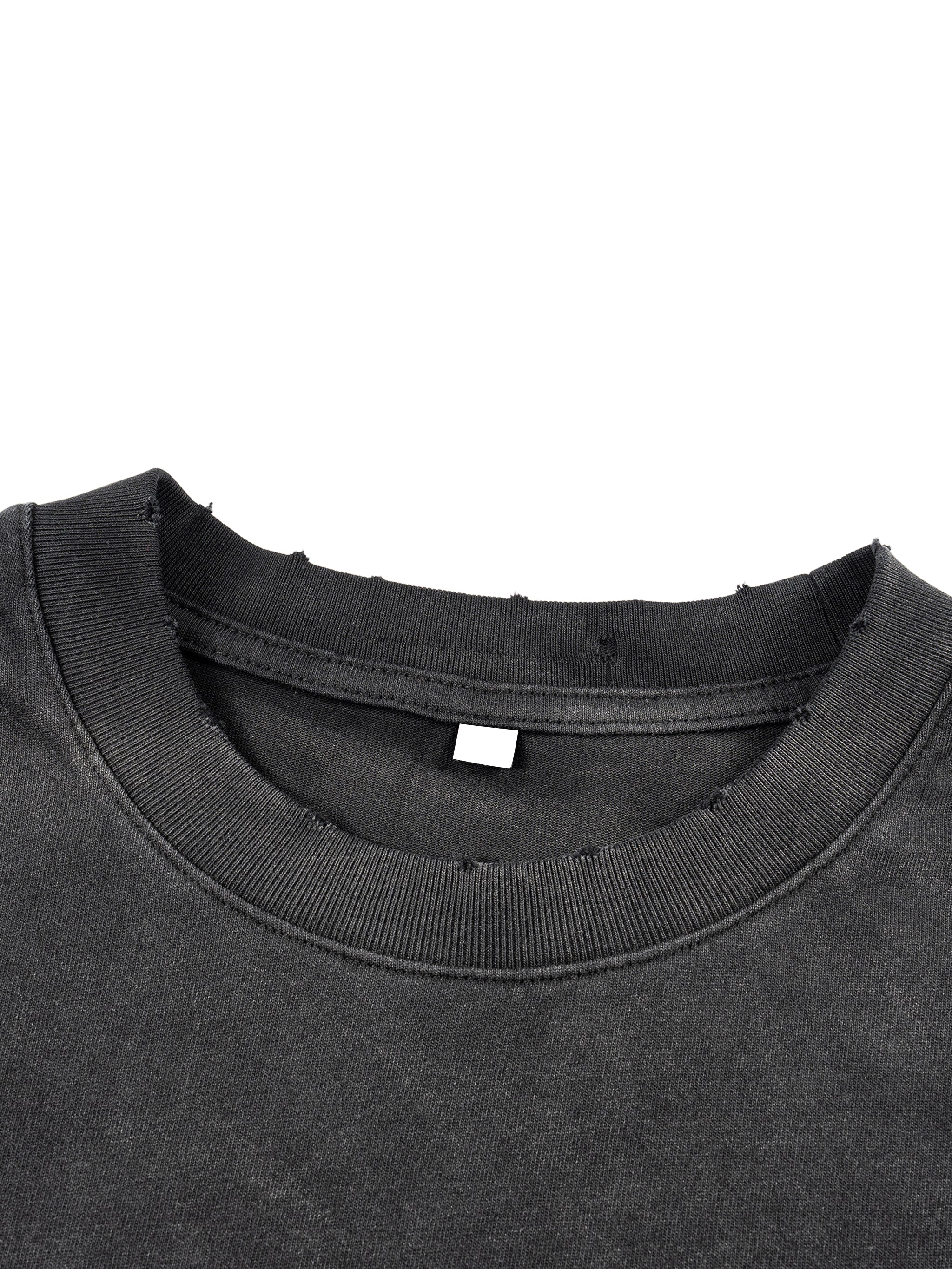 Sunfade Hand-Frayed Faux Two-Piece T-Shirt - Get Bananas