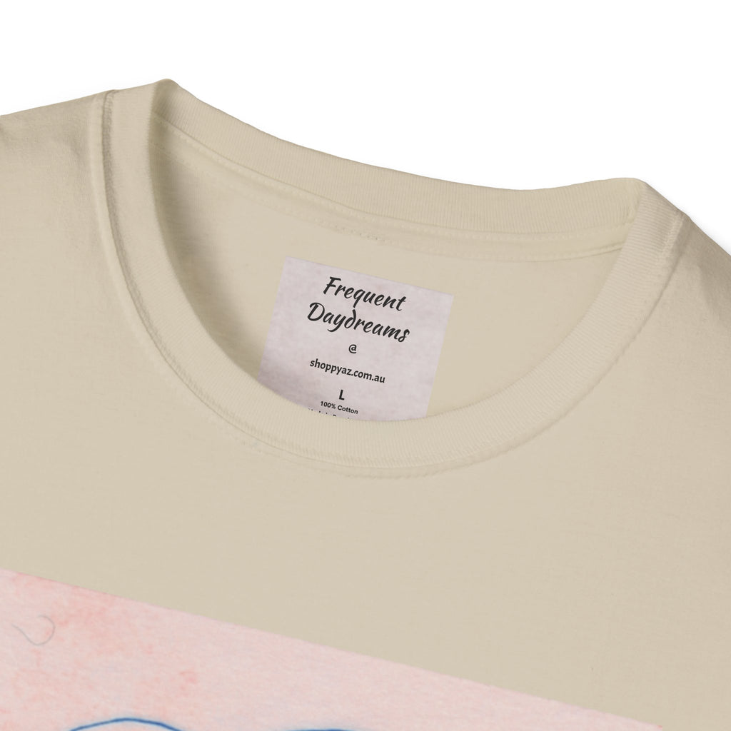 Unisex Softstyle T-Shirt - Frequent Daydreams Sketch No.45