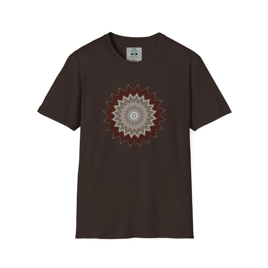 Unisex Softstyle T-Shirt - Mycelium Mandalas No.1