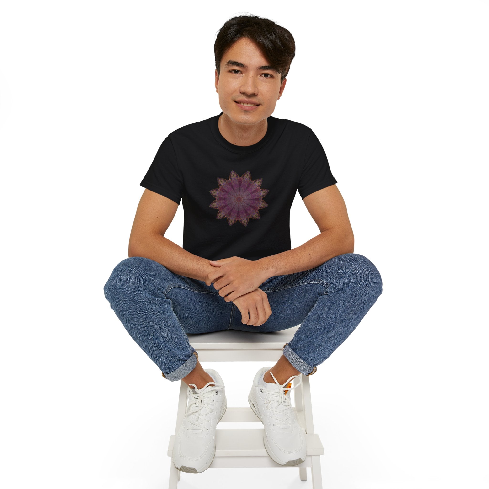 Unisex Ultra Cotton Tee - Love Light Mandalas No.6