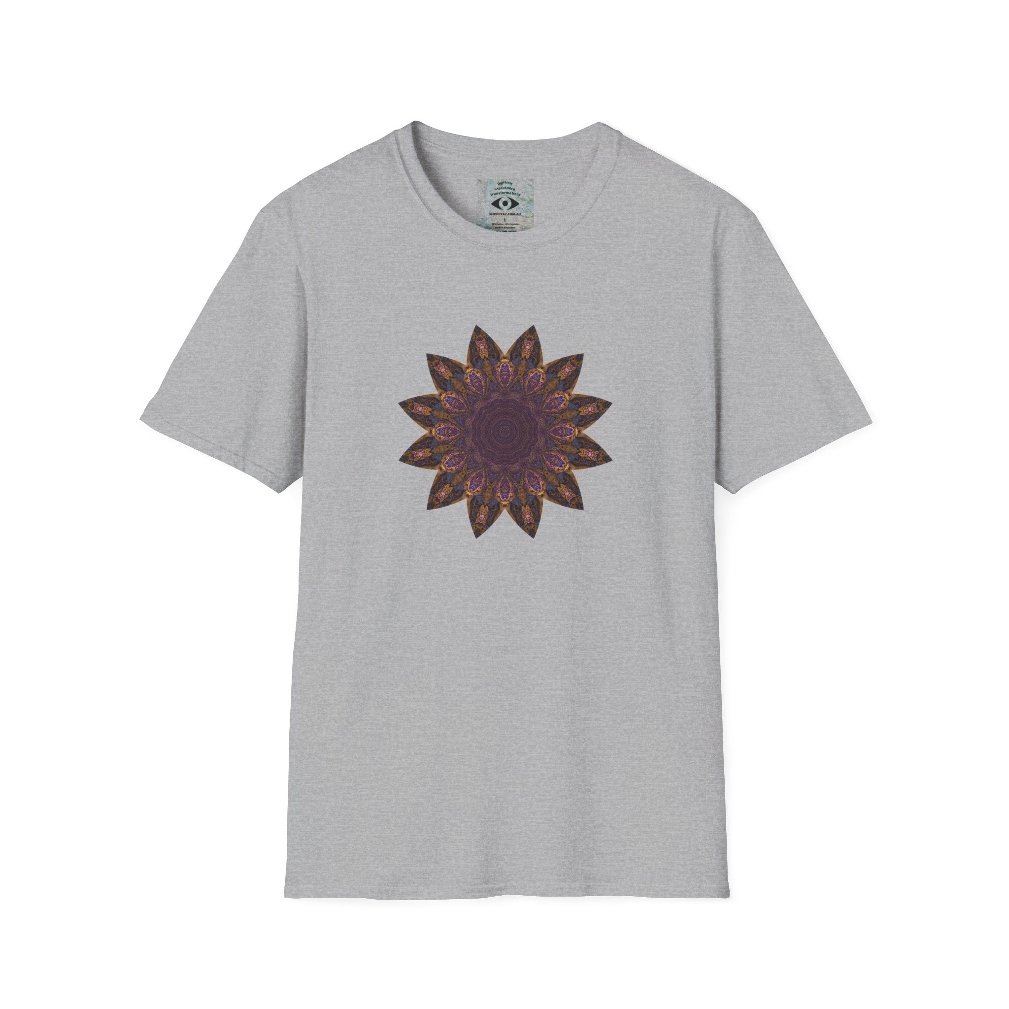 Unisex Softstyle T-Shirt - Love Light Mandalas No.1