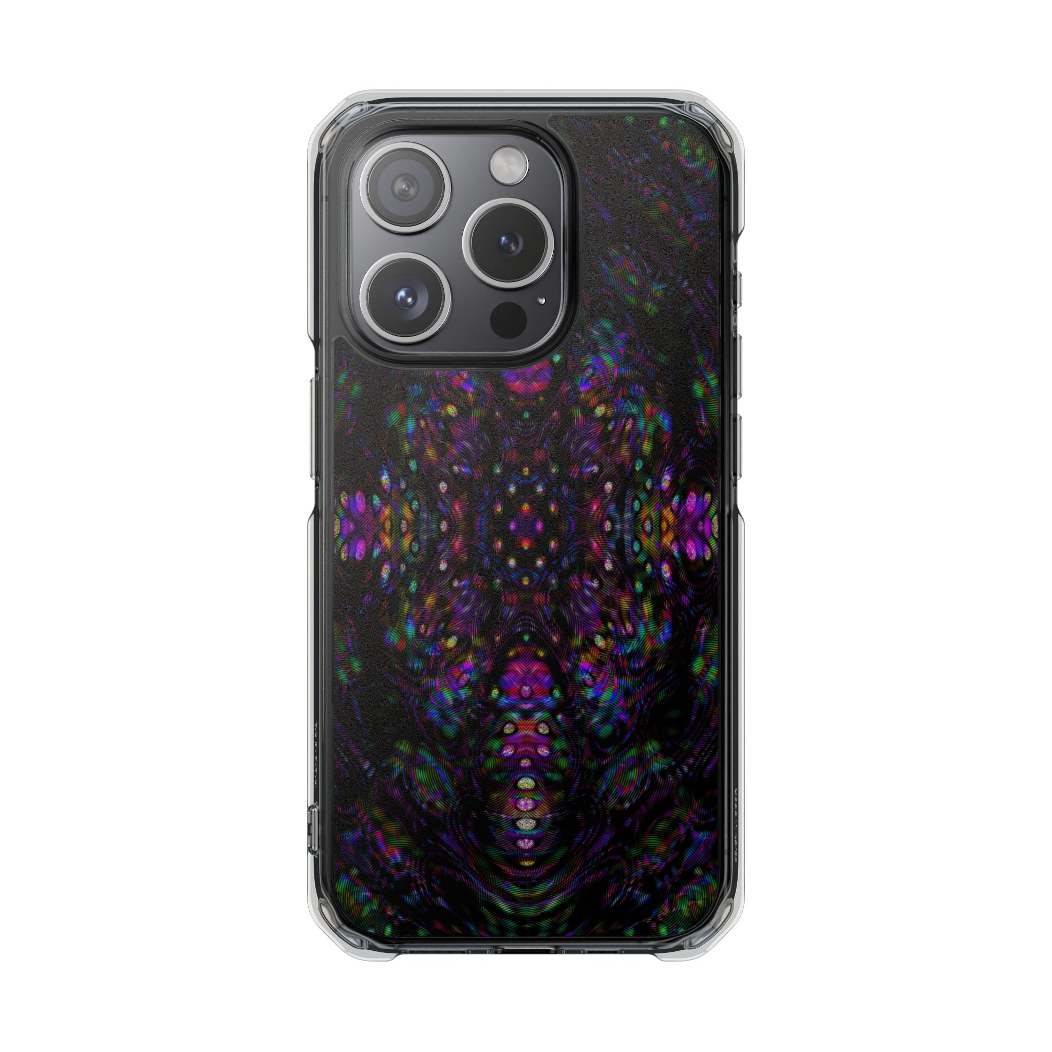 iPhone 15 Magnetic Clear Impact Case - DMT Scribe Tiles No.3