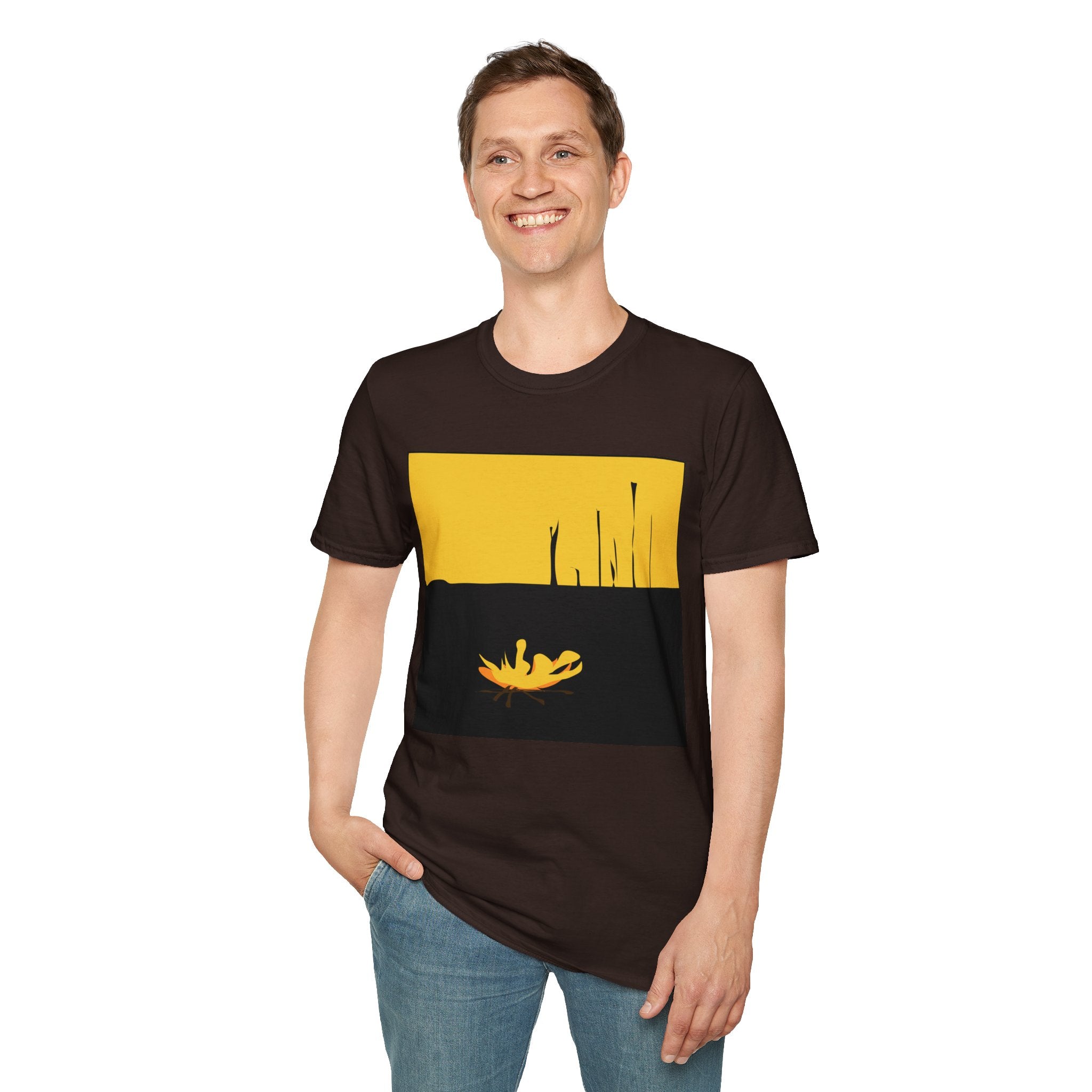 Unisex Softstyle T-Shirt - The Traveller Series (Fire)