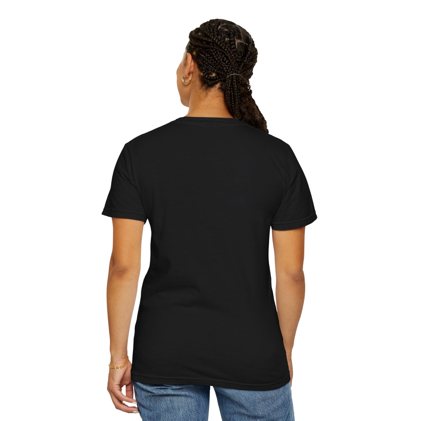 Unisex Garment-Dyed T-shirt - Fractal Moon No.2