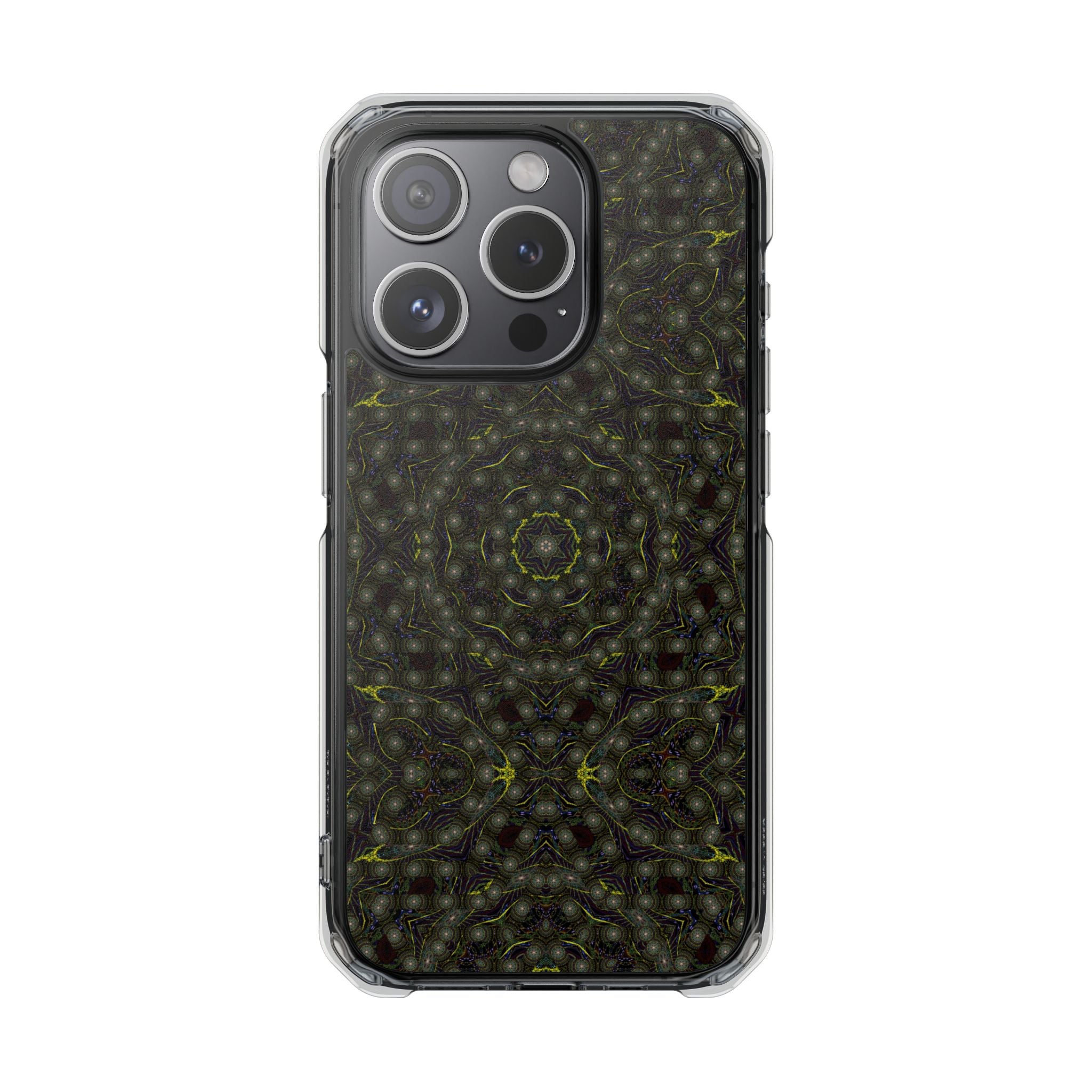 iPhone 15 Magnetic Clear Impact Case - P5 Kaleidoscopic No.2