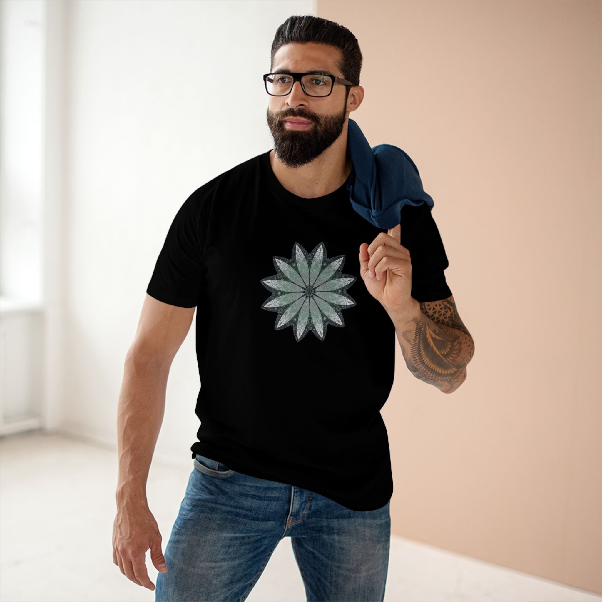 Men's Staple Tee - Love Light Mandalas No.22