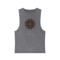 Unisex Stonewash Tank Top - Love Light Mandalas No.7