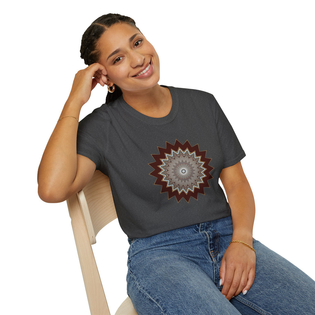 Unisex Softstyle T-Shirt - Mycelium Mandalas No.1