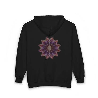 Unisex Heavy Blend™ Full Zip Hooded Sweatshirt - Love Light Mandalas No.11