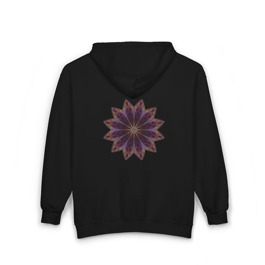 Unisex Heavy Blend™ Full Zip Hooded Sweatshirt - Love Light Mandalas No.11