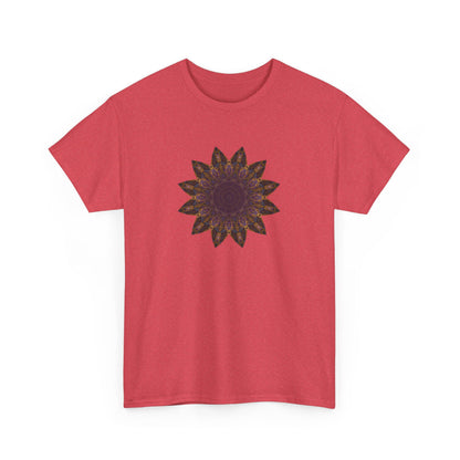 Unisex Heavy Cotton Tee - Love Light Mandalas No.1