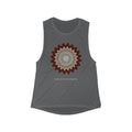Women's Flowy Scoop Muscle Tank - Mycelium Mandalas No.1