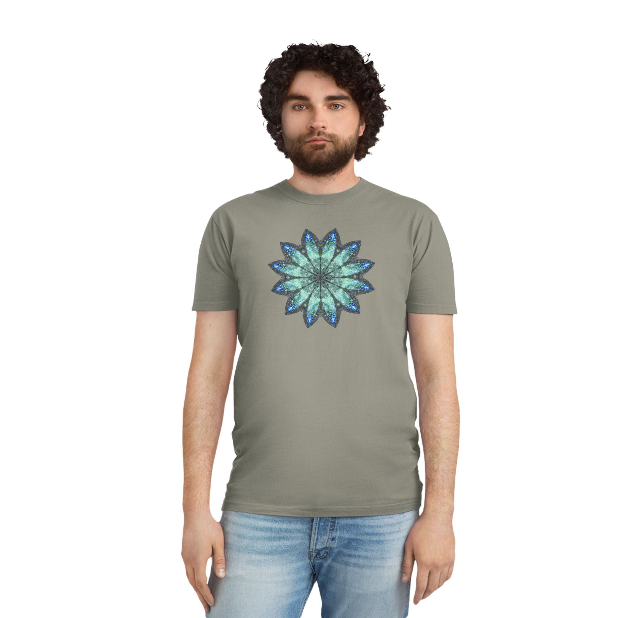 Unisex Faded Shirt - Love Light Mandalas No.20