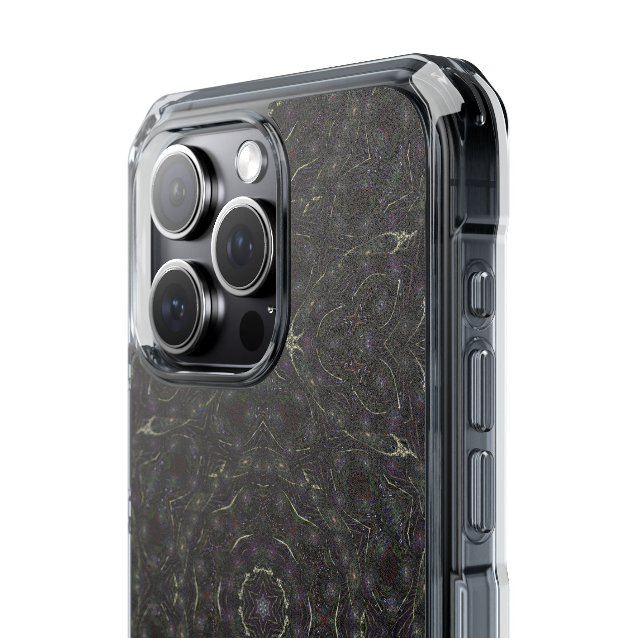 iPhone 15 Magnetic Clear Impact Case - P5 Kaleidoscopic No.18