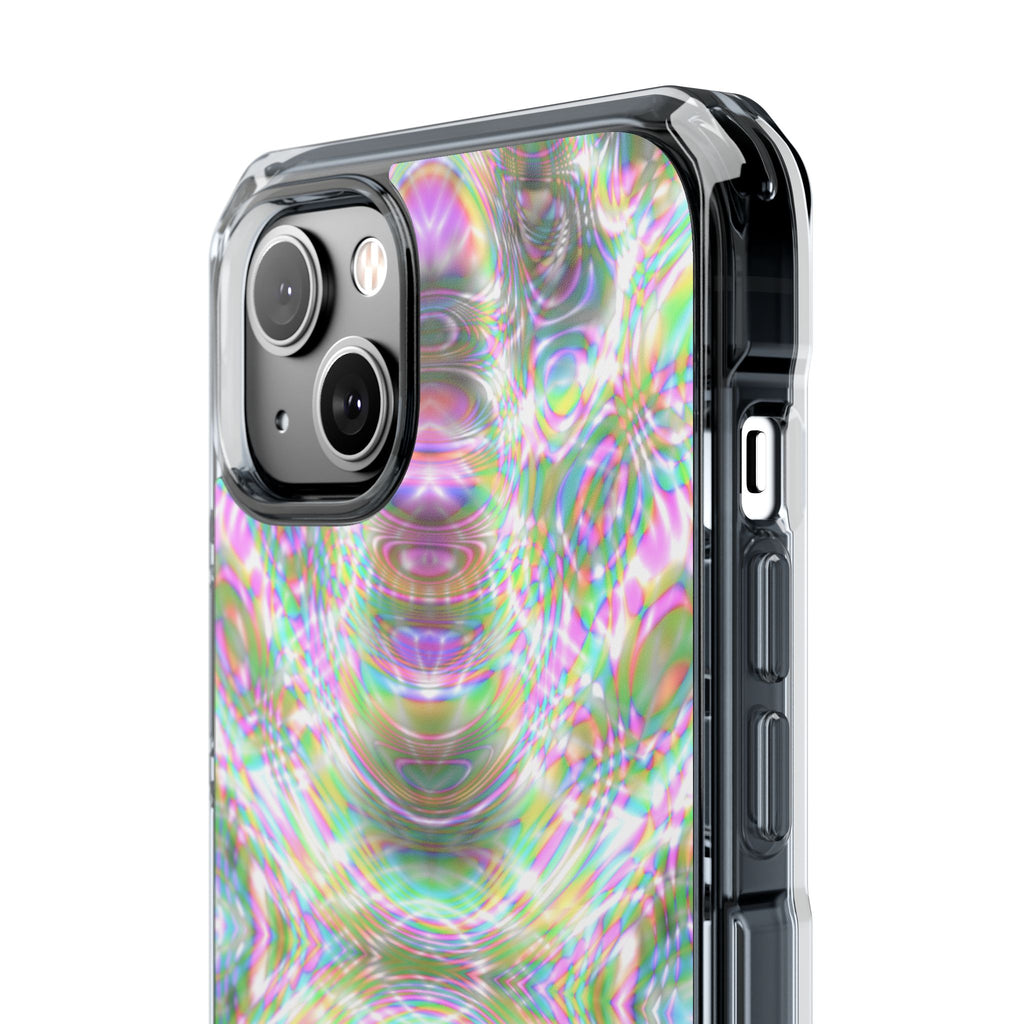 iPhone 14 Magnetic Clear Impact Case - DMT Scribe Tiles No.7