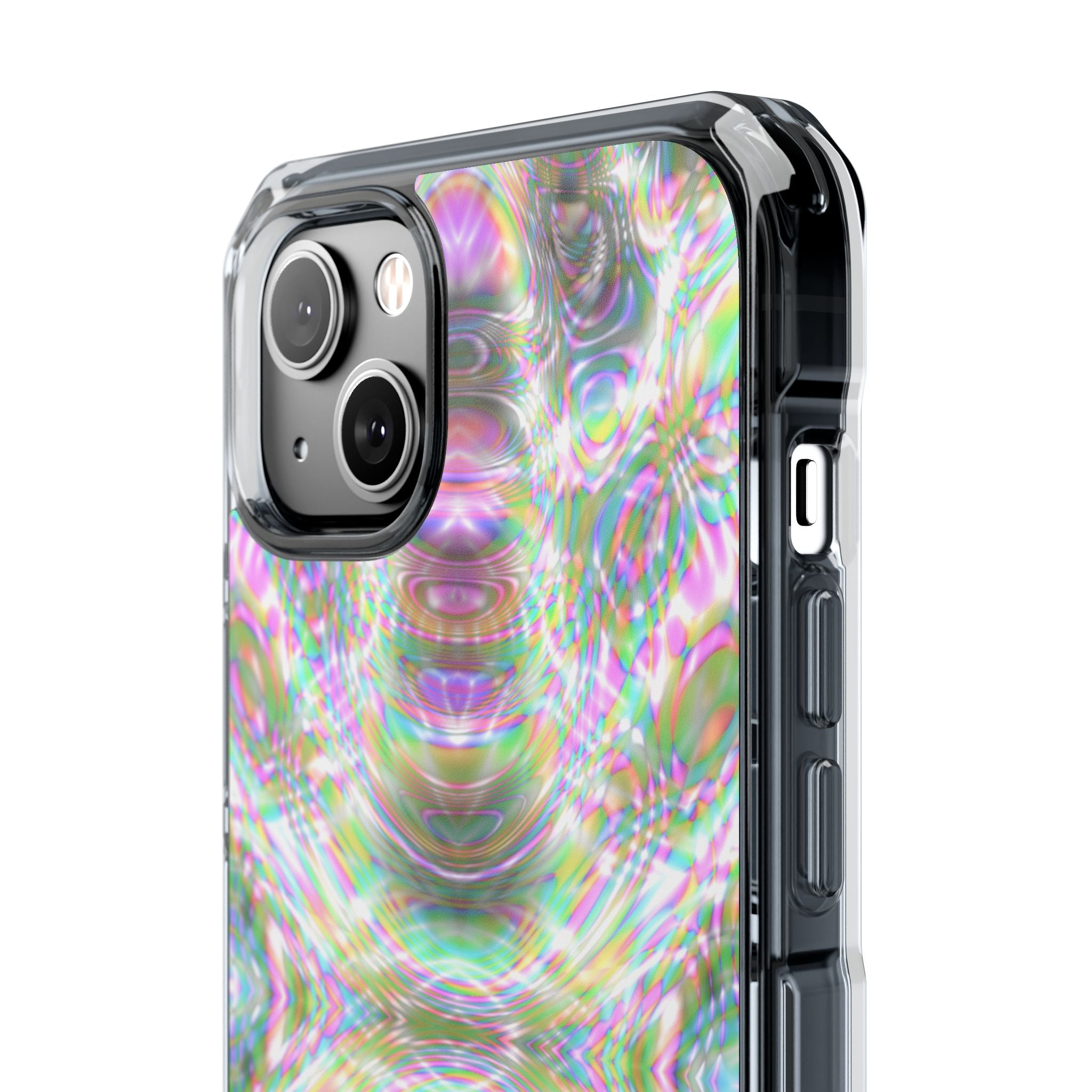 iPhone 14 Magnetic Clear Impact Case - DMT Scribe Tiles No.7