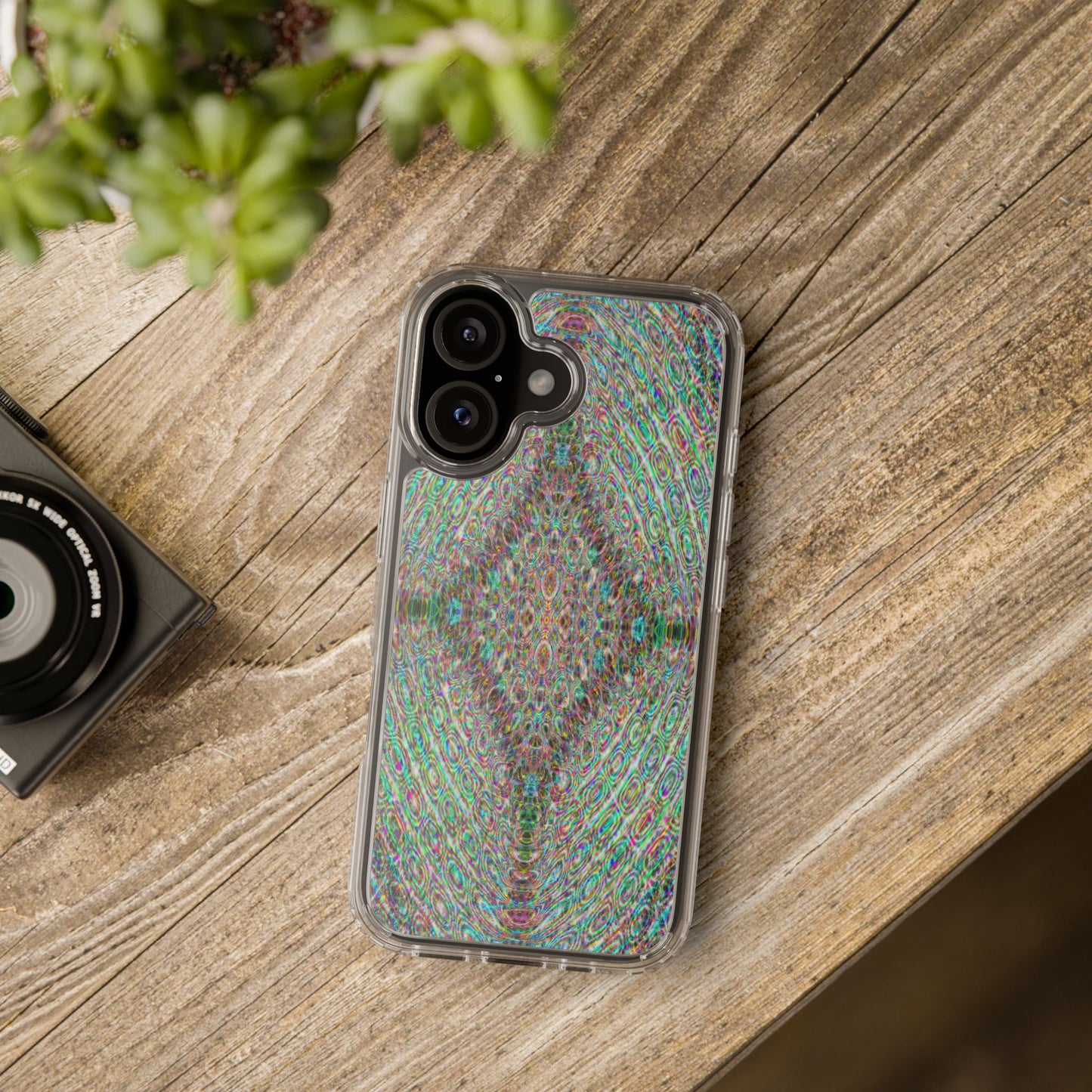 iPhone 16 Clear Case – DMT Seer No.14