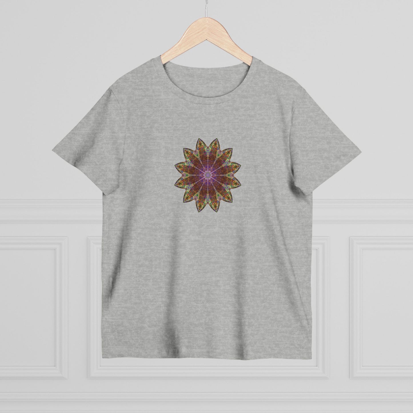 Women’s Maple Tee - Love Light Mandalas No.13