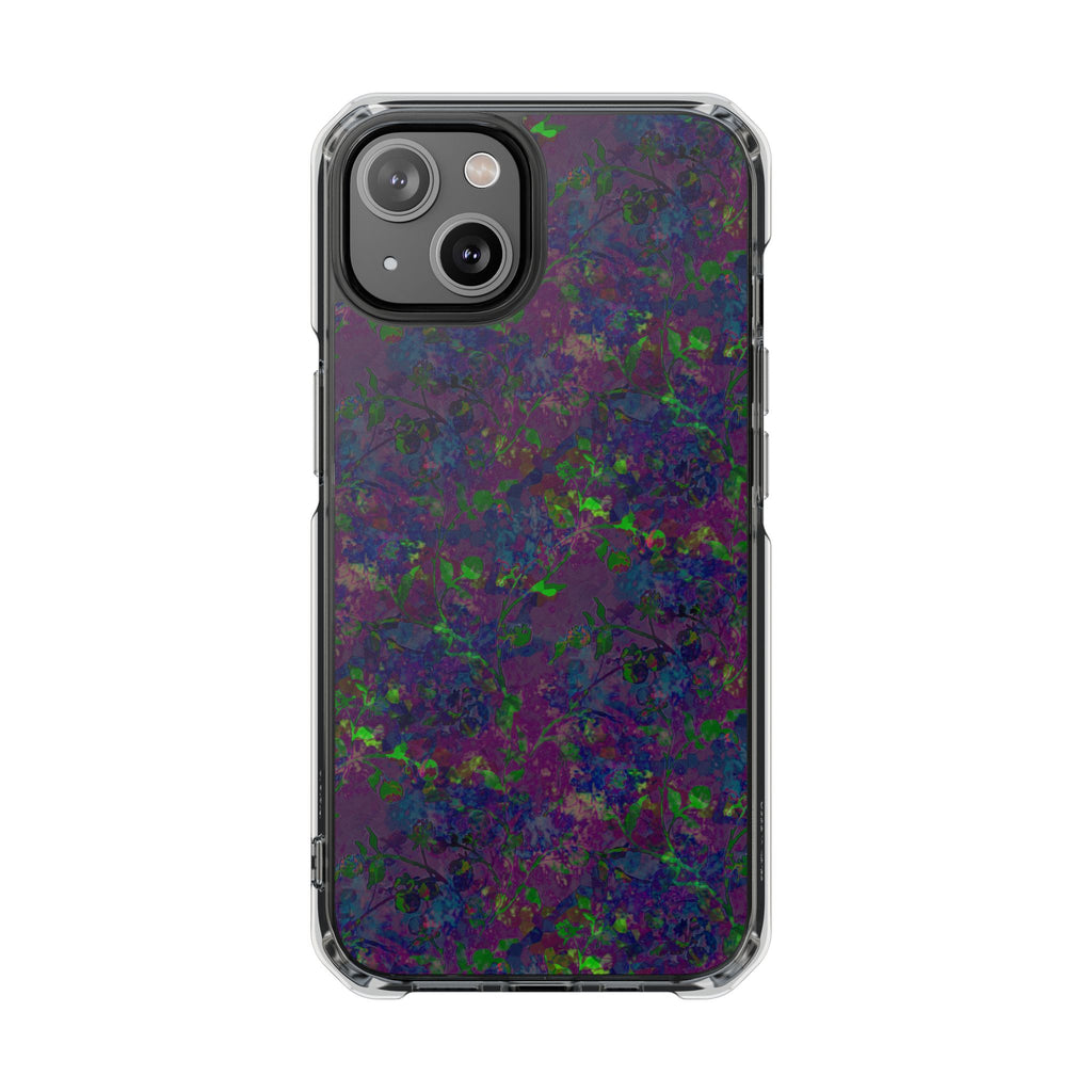 iPhone 14 Magnetic Clear Impact Case - Hidden Weave Series V3 No.23