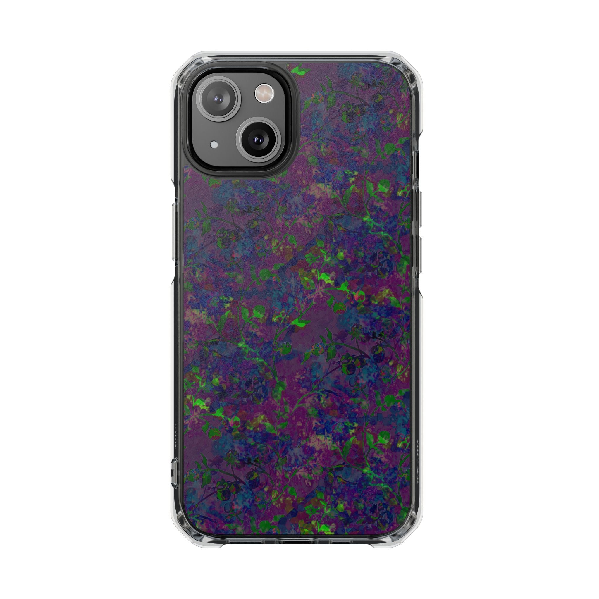 iPhone 14 Magnetic Clear Impact Case - Hidden Weave Series V3 No.23