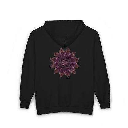 Unisex Heavy Blend™ Full Zip Hooded Sweatshirt - Love Light Mandalas No.15