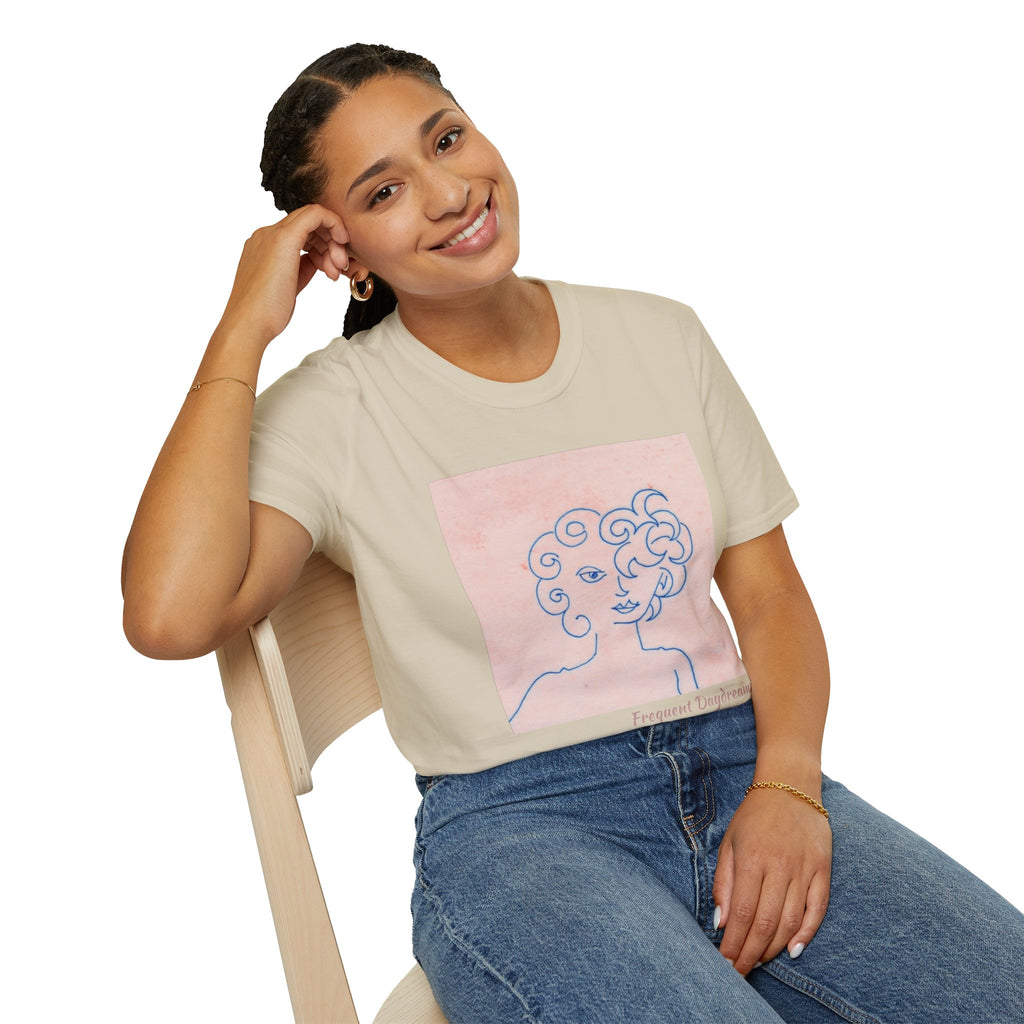 Unisex Softstyle T-Shirt - Frequent Daydreams Sketch No.47