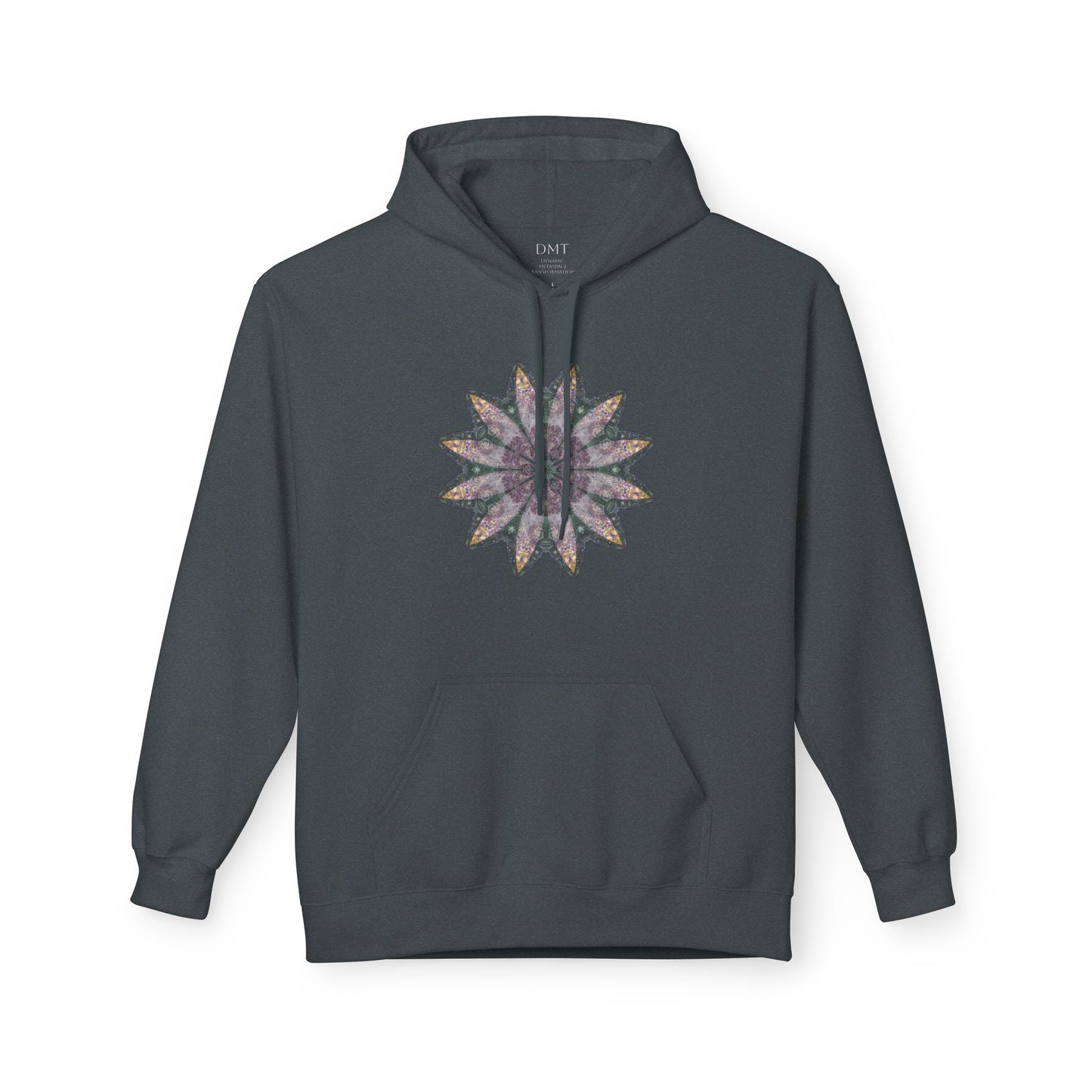 Unisex Midweight Softstyle Fleece Hoodie - Love Light Mandalas No.21