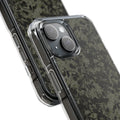 iPhone 15 Magnetic Clear Impact Case - Hidden Weave Series V3 No.25