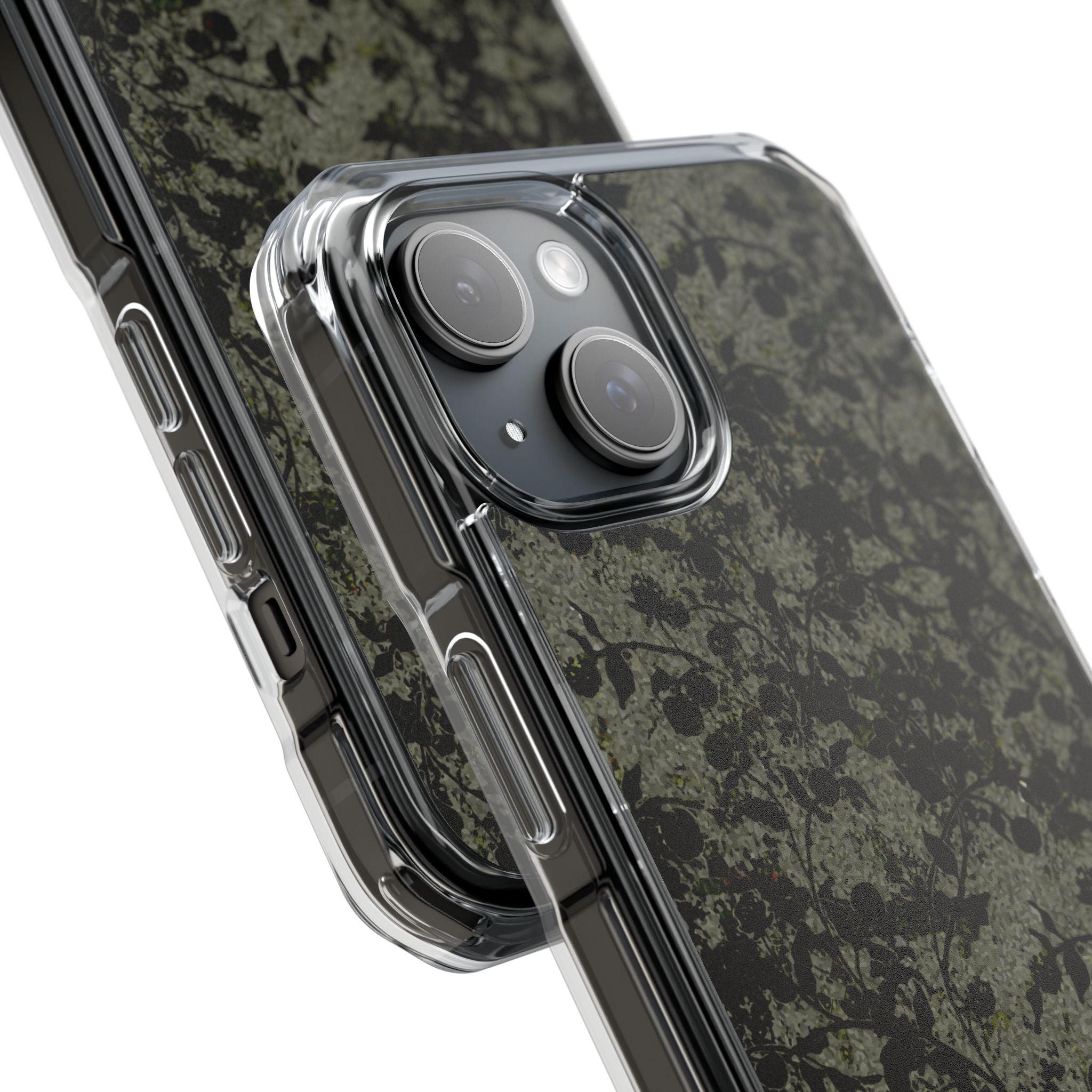 iPhone 15 Magnetic Clear Impact Case - Hidden Weave Series V3 No.25