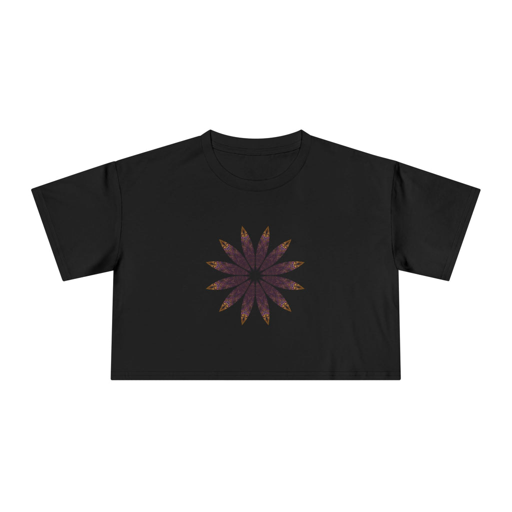 Women's Cropped Tee - Love Light Mandalas No.2