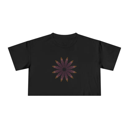 Women's Cropped Tee - Love Light Mandalas No.2