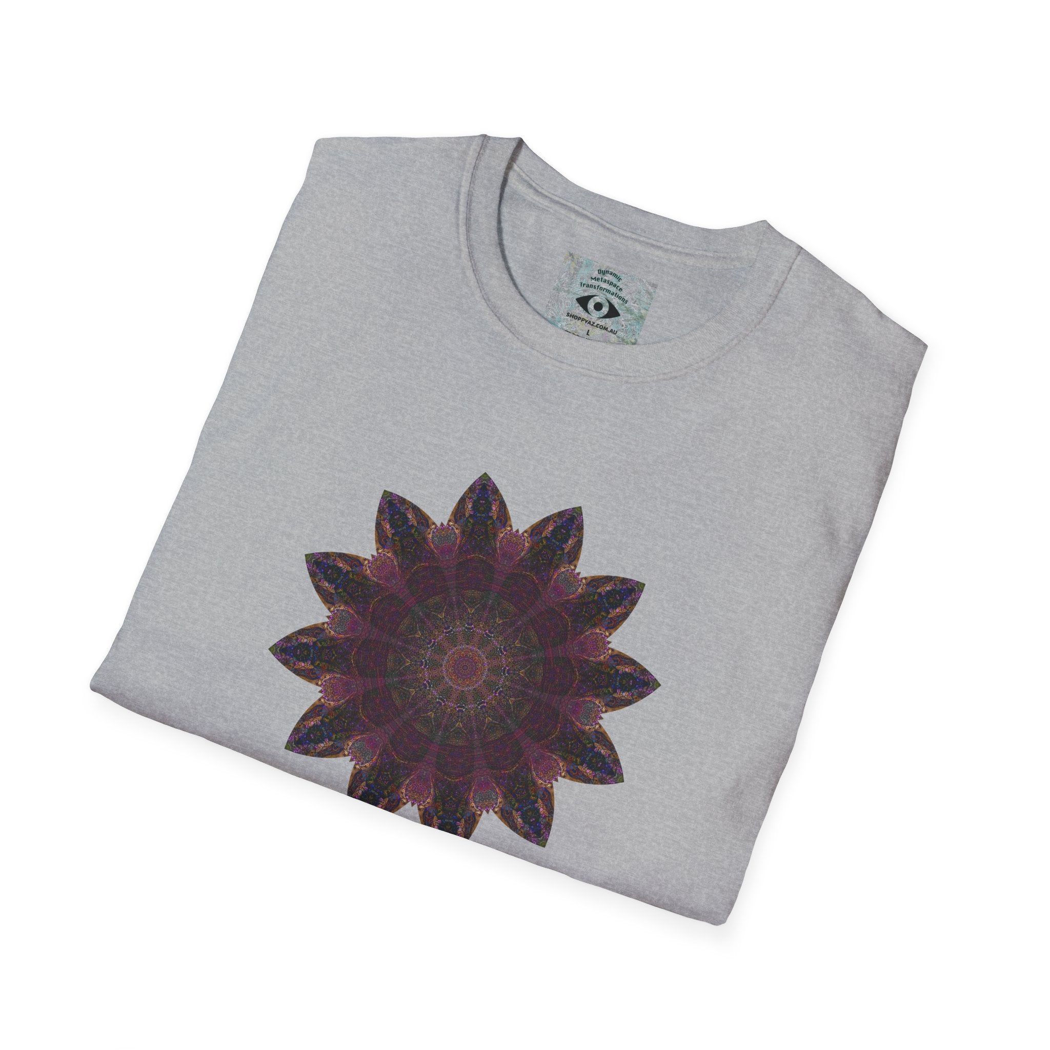 Unisex Softstyle T-Shirt - Love Light Mandalas No.8