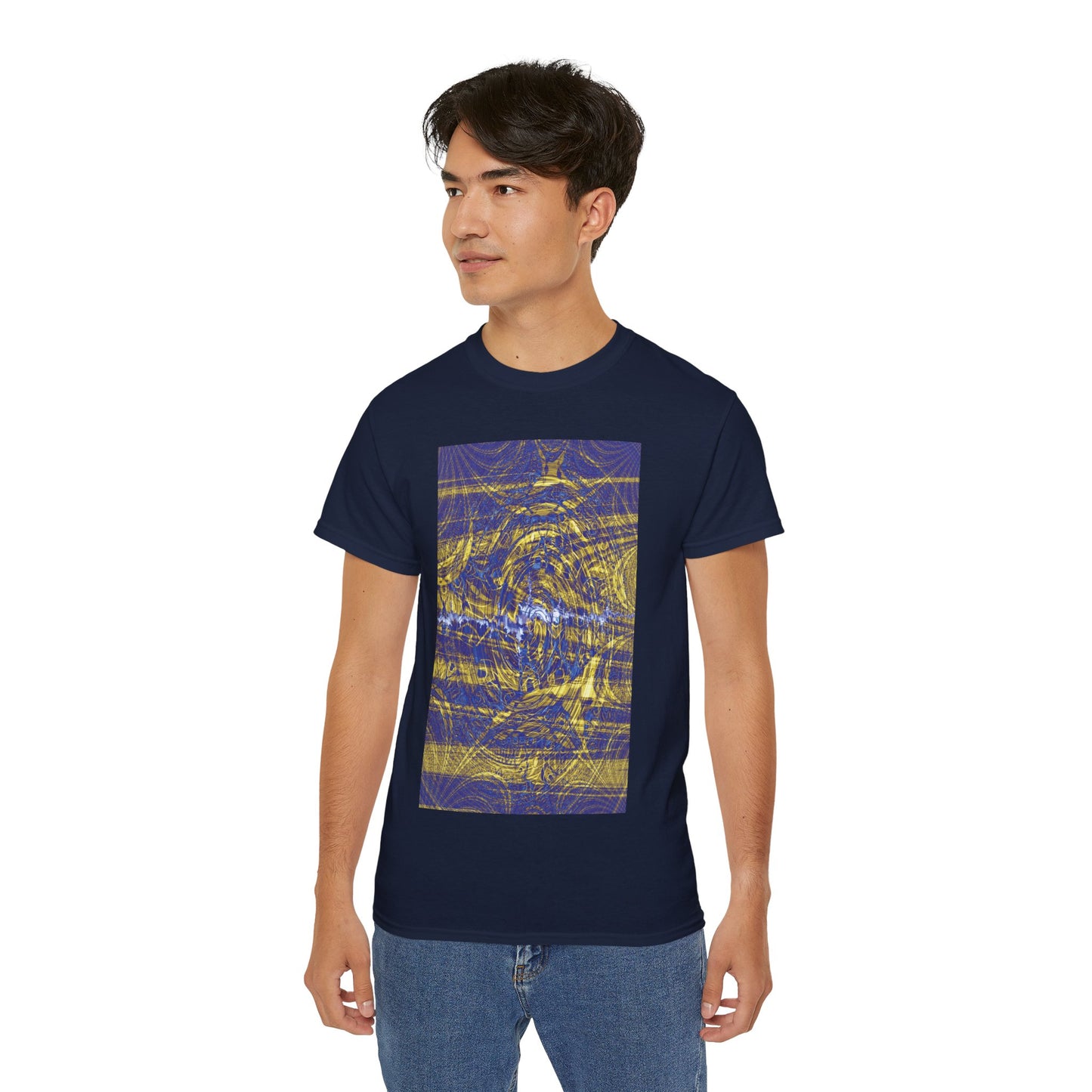Unisex Ultra Cotton Tee - Love Light Fractals No.1