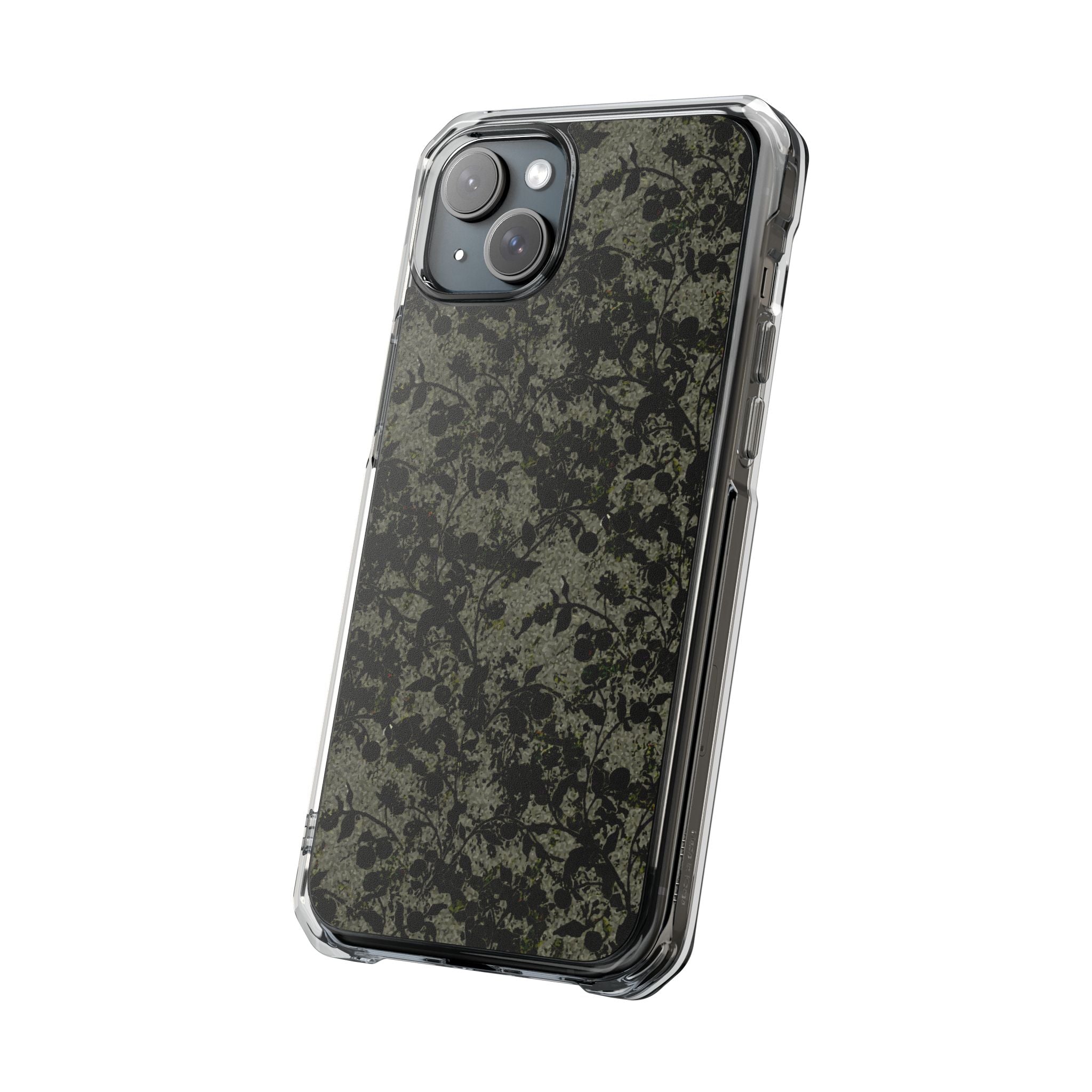 iPhone 15 Magnetic Clear Impact Case - Hidden Weave Series V3 No.25