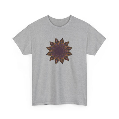 Unisex Heavy Cotton Tee - Love Light Mandalas No.1