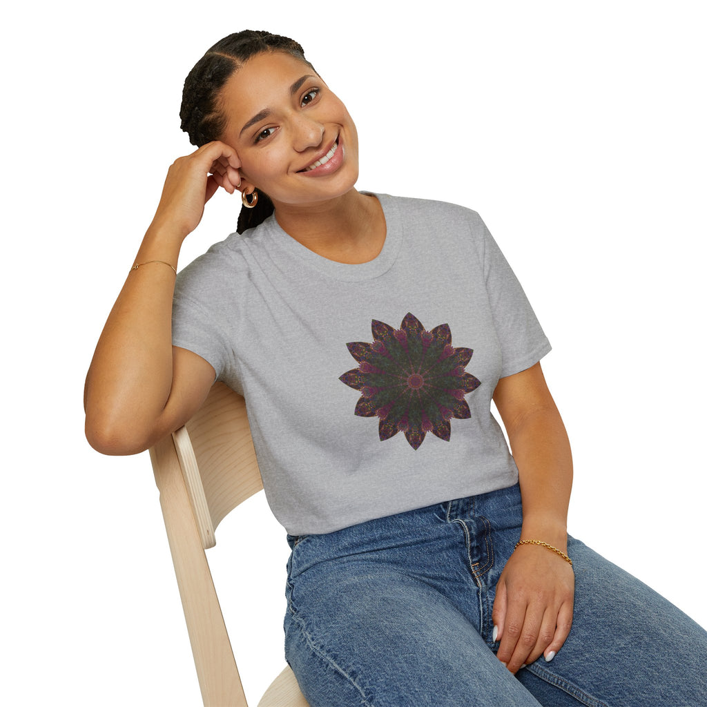 Unisex Softstyle T-Shirt - Love Light Mandalas No.7