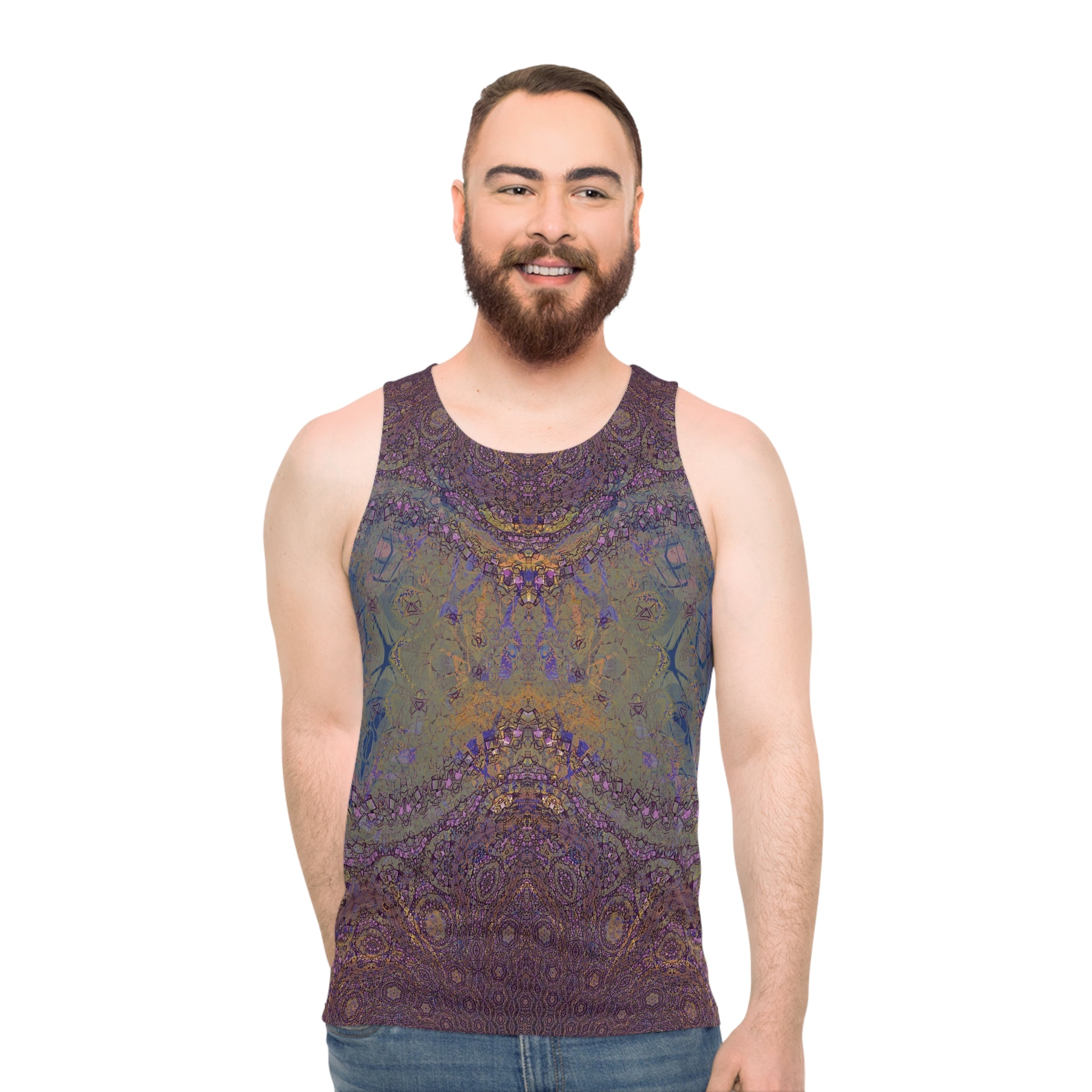 Unisex Tank Top - Love Light Fractals No.12