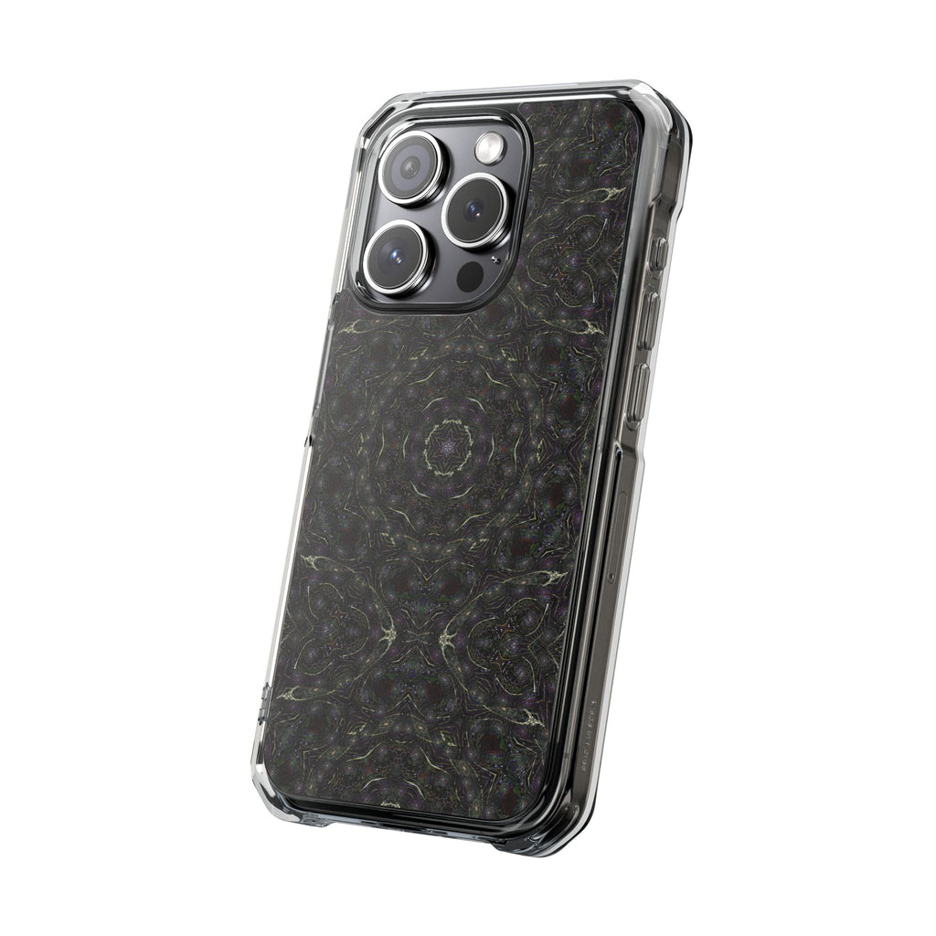 iPhone 15 Magnetic Clear Impact Case - P5 Kaleidoscopic No.18