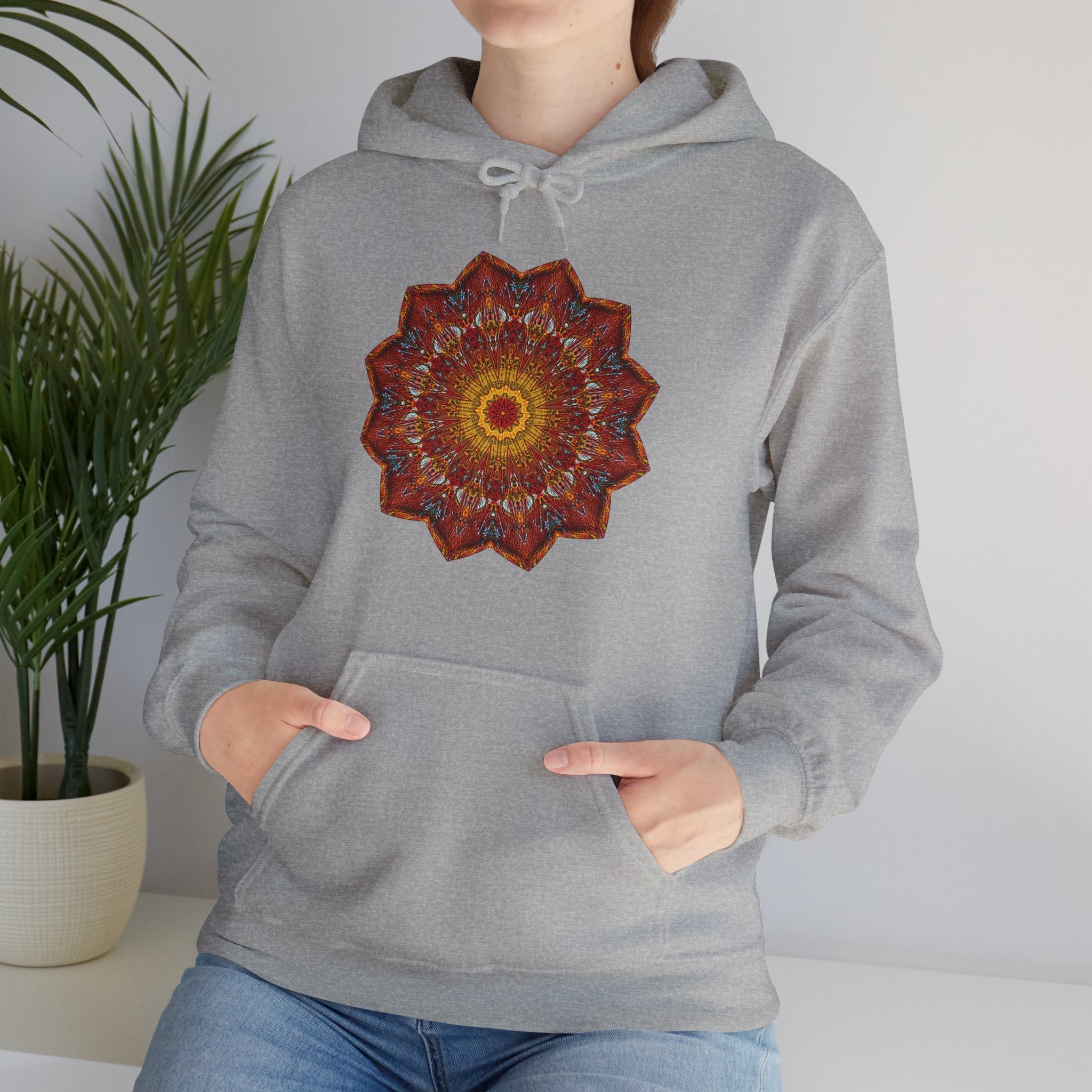Unisex Heavy Blend™ Hooded Sweatshirt - Starflower Mandalas No.1